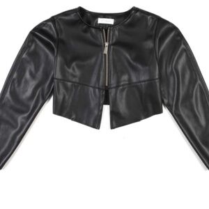 Annalise bomber leather jacket